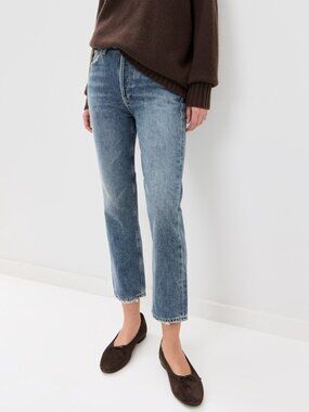 AGOLDE Riley High Rise Straight Jean Size 28